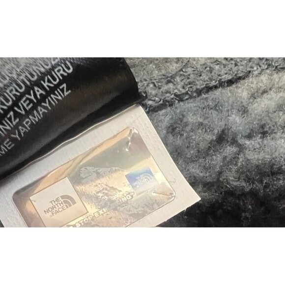 The‎ North Face Gray Crescent Plush Fleece Full  Jacket Size Medium - Picture 6 of 8